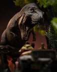 Jurassic Park Demi Art Scale Statue 1/20 T-Rex Chase 30 cm