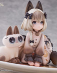 Decorated Life Collection PVC Statue Tea Time Cats x Siamese Cat Azuki-san Friendship Collaboration Exclusive Set 18 cm