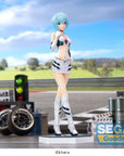 Evangelion Luminasta PVC Statue Evangelion Racing Rei Ayanami Pit Walk 21 cm