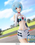 Evangelion Luminasta PVC Statue Evangelion Racing Rei Ayanami Pit Walk 21 cm