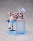 Original Character Statue 1/6 Blue Panda Coffee by Henriita 19 cm