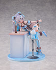Original Character Statue 1/6 Blue Panda Coffee by Henriita 19 cm