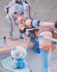 Original Character Statue 1/6 Blue Panda Coffee by Henriita 19 cm