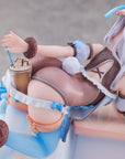 Original Character Statue 1/6 Blue Panda Coffee by Henriita 19 cm