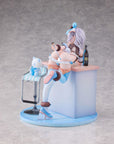 Original Character Statue 1/6 Blue Panda Coffee by Henriita 19 cm