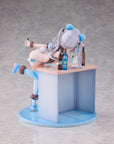 Original Character Statue 1/6 Blue Panda Coffee by Henriita 19 cm