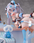Original Character Statue 1/6 Blue Panda Coffee by Henriita 19 cm