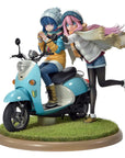 Laid-Back Camp Prisma Wing PVC Statue 1/7 Nadeshiko Kagamihara & Rin Shima 24 cm