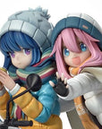 Laid-Back Camp Prisma Wing PVC Statue 1/7 Nadeshiko Kagamihara & Rin Shima 24 cm