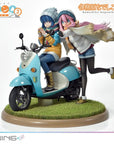 Laid-Back Camp Prisma Wing PVC Statue 1/7 Nadeshiko Kagamihara & Rin Shima 24 cm