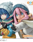 Laid-Back Camp Prisma Wing PVC Statue 1/7 Nadeshiko Kagamihara & Rin Shima 24 cm