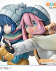 Laid-Back Camp Prisma Wing PVC Statue 1/7 Nadeshiko Kagamihara & Rin Shima 24 cm