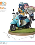 Laid-Back Camp Prisma Wing PVC Statue 1/7 Nadeshiko Kagamihara & Rin Shima 24 cm
