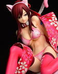 Fairy Tail Statue 1/6 Erza Scarlet - Cherry Blossom CAT Gravure_Style 13 cm