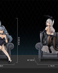 Original Character SSR PVC Statuen 1/7 Yi Ren Guan - House of Unhumans Jin Hua: Bunny Ver. + Qiao Er Combinatorial 23 cm