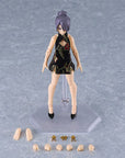 Original Character Figma Action Figure Female Body (Mika) Mini Skirt Chinese Dress Outfit (Black) 13 cm