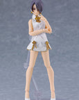 Original Character Figma Action Figure Female Body (Mika) Mini Skirt Chinese Dress Outfit (White) 13 cm