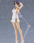 Original Character Figma Action Figure Female Body (Mika) Mini Skirt Chinese Dress Outfit (White) 13 cm