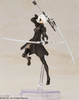 NieR Automata Action Figures Plastic Model Kit 2B & 9S 7 cm