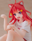 The Quintessential Quintuplets PVC Statue Desktop Itsuki Nakano Newley Written Cat Roomwear Ver.