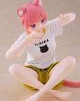 The Quintessential Quintuplets 2 PVC Statue Desktop Ichika Nakano Newley Written Cat Roomwear Ver. 13 cm