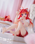 The Quintessential Quintuplets PVC Statue Desktop Itsuki Nakano Newley Written Cat Roomwear Ver.