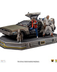 Back to the Future Art Scale Statue 1/10 DeLorean Full Set 23 cm
