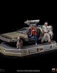 Back to the Future Art Scale Statue 1/10 DeLorean Full Set 23 cm
