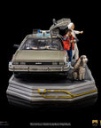 Back to the Future Art Scale Statue 1/10 DeLorean Full Set 23 cm