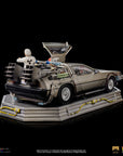 Back to the Future Art Scale Statue 1/10 DeLorean Full Set 23 cm