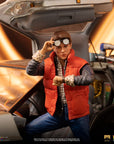 Back to the Future Art Scale Statue 1/10 DeLorean Full Set 23 cm