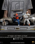 Back to the Future Art Scale Statue 1/10 DeLorean Full Set 23 cm
