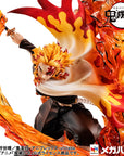 Demon slayer: Kimetsu no Yaiba Kyojuro Precious G.E.M. Series 1/8 PVC Statue Rengoku Flame Breathing Fifth Form:Flame Tiger 24 cm