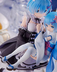 Re:Zero Starting Life in Another World PVC Statue 1/7 Rem & Childhood Rem 23 cm