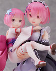 Re:Zero Starting Life in Another World PVC Statue 1/7 Ram & Childhood Ram 23 cm