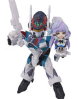 Macross Delta Tiny Session Vehicle mit Action Figure VF-31C Siegfried (Arad Mölders Use) with Mikumo Guynemer 10 cm