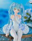 Hatsune Miku Noodle Stopper PVC Statue Miku Flower Fairy Nemophila 15 cm