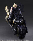 Final Fantasy VII Advent Children Play Arts Kai Action Figure Cloud Strife & Fenrir 28 cm
