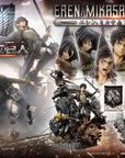 Attack on Titan Ultimate Premium Masterline Statue Eren, Mikasa, & Armin Deluxe Bonus Version 72 cm