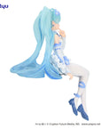 Hatsune Miku Noodle Stopper PVC Statue Miku Flower Fairy Nemophila 15 cm