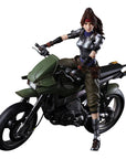 Final Fantasy VII Remake Play Arts Kai Action Figure & Vehicle Jessie & Bike