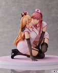Chainsaw Man PVC Statue 1/7 Power & Makima Nurse Ver. 14 cm
