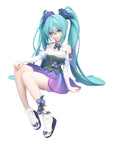 Hatsune Miku Noodle Stopper PVC Statue Miku Flower Fairy Morning Glory 14 cm