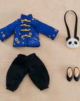 Original Character Parts for Nendoroid Doll Figures Outfit Set: Short Length Chinese Outfit (Blue)