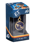 E.T. the Extra-Terrestrial Bracelet Charm Lumos I'll Be Right Here (gold plated)