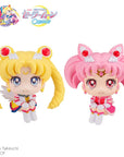 Sailor Moon Cosmos The Movie Look Look Up PVC Statues Eternal Sailor Moon & Eternal Sailor Chibi Moon LTD Ver. 11 cm