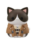 Attack on Titan Mega Cat Project Trading Figure 3 cm Gathering Scout Regiment danyan! Assortment (8)