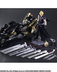 Final Fantasy VII Advent Children Play Arts Kai Action Figure Cloud Strife & Fenrir 28 cm