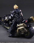 Final Fantasy VII Advent Children Play Arts Kai Action Figure Cloud Strife & Fenrir 28 cm