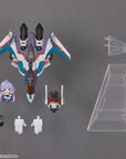 Macross Delta Tiny Session Vehicle mit Action Figure VF-31C Siegfried (Arad Mölders Use) with Mikumo Guynemer 10 cm
